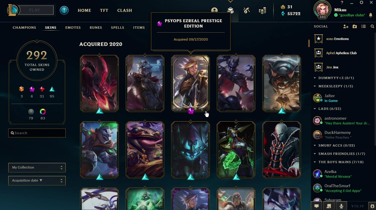 Are you the proud owner of a shiny new PsyOps Ezreal Prestige Edition