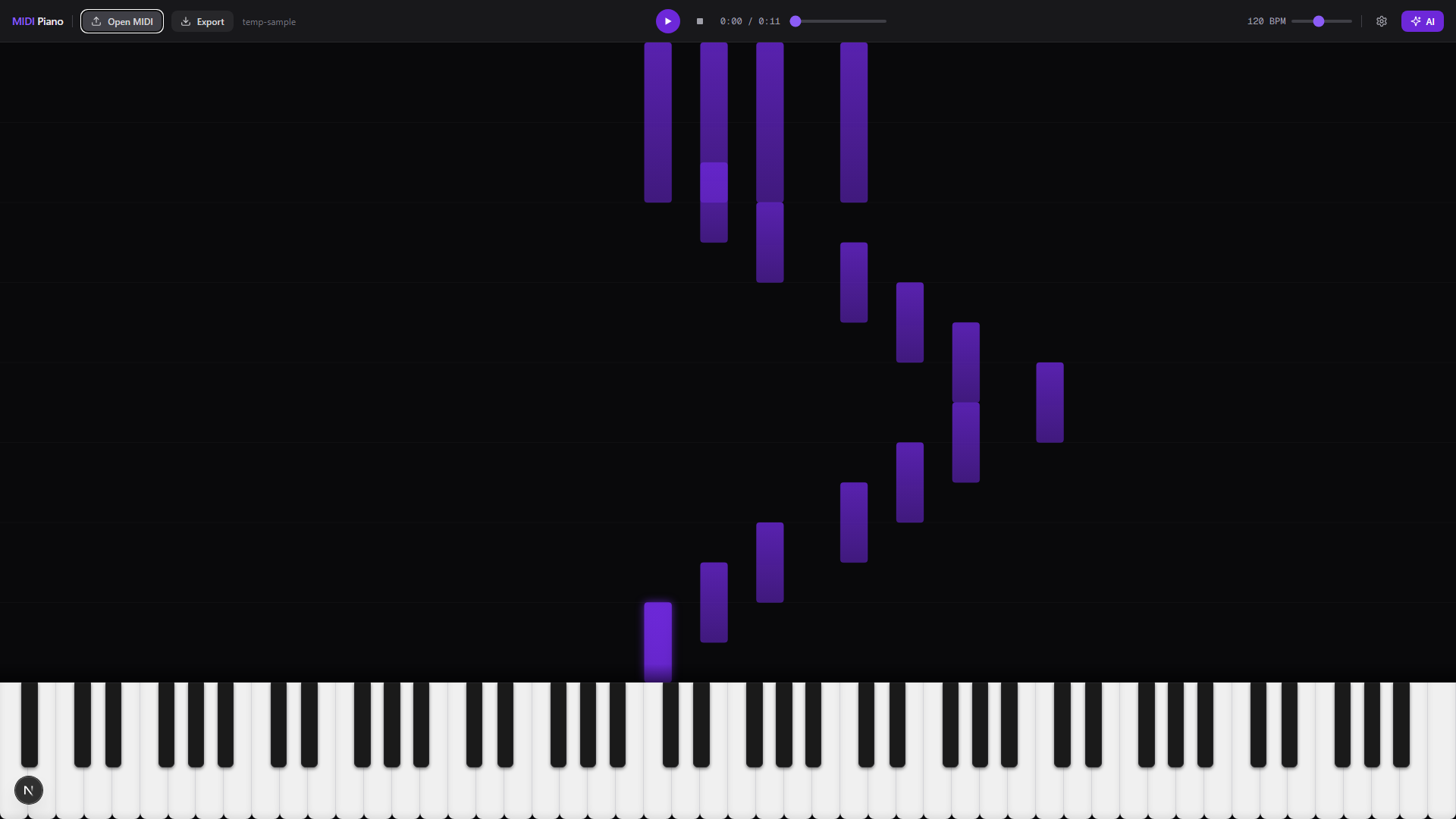 MIDI Piano